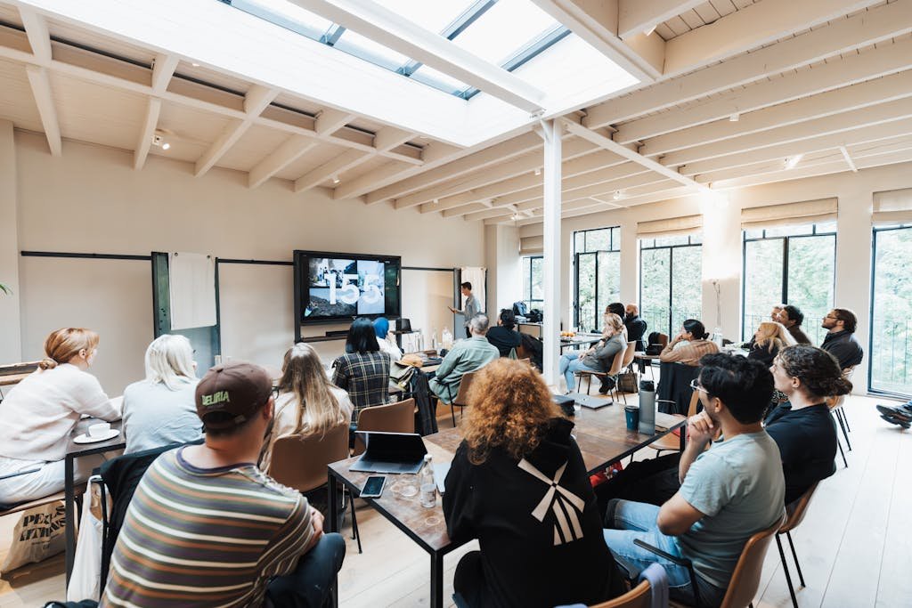 BUsiness People during Digital Presentation